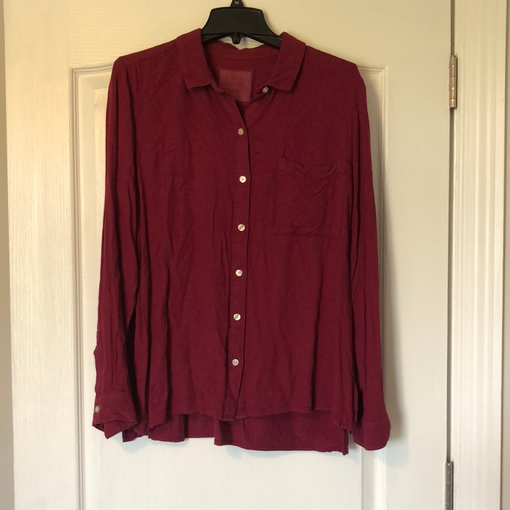 So Perfect Shirt Long Sleeve Button Down